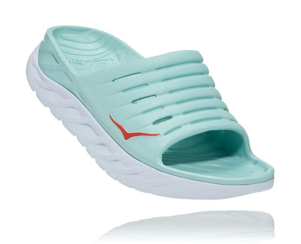 Women's HOKA Ora Recovery Slide - 1099674-EBWH - Image 3
