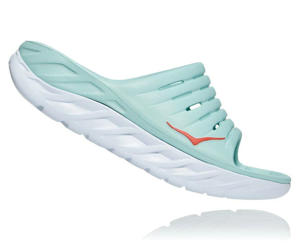 Women's HOKA Ora Recovery Slide - 1099674-EBWH - Image 2