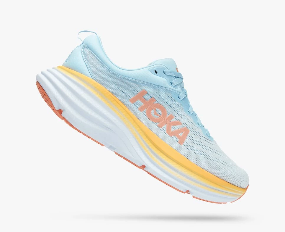 Women's HOKA Bondi 8 (Wide-D) - 1127954-SSCA - Image 3