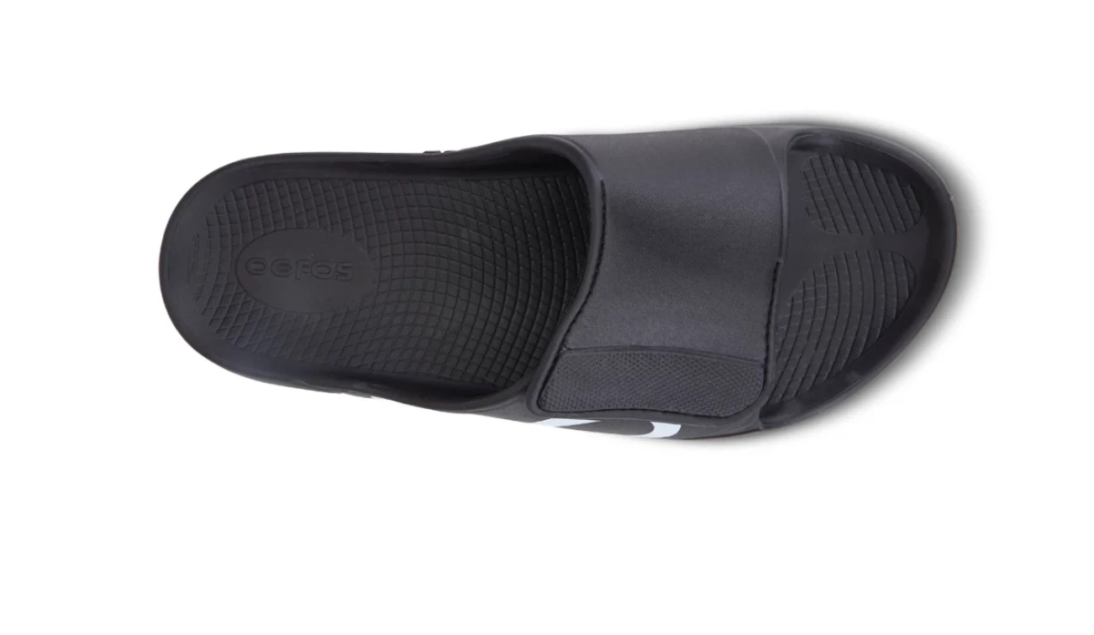 Men's Oofos OOahh Sport Flex - 1550-BLK - Image 3