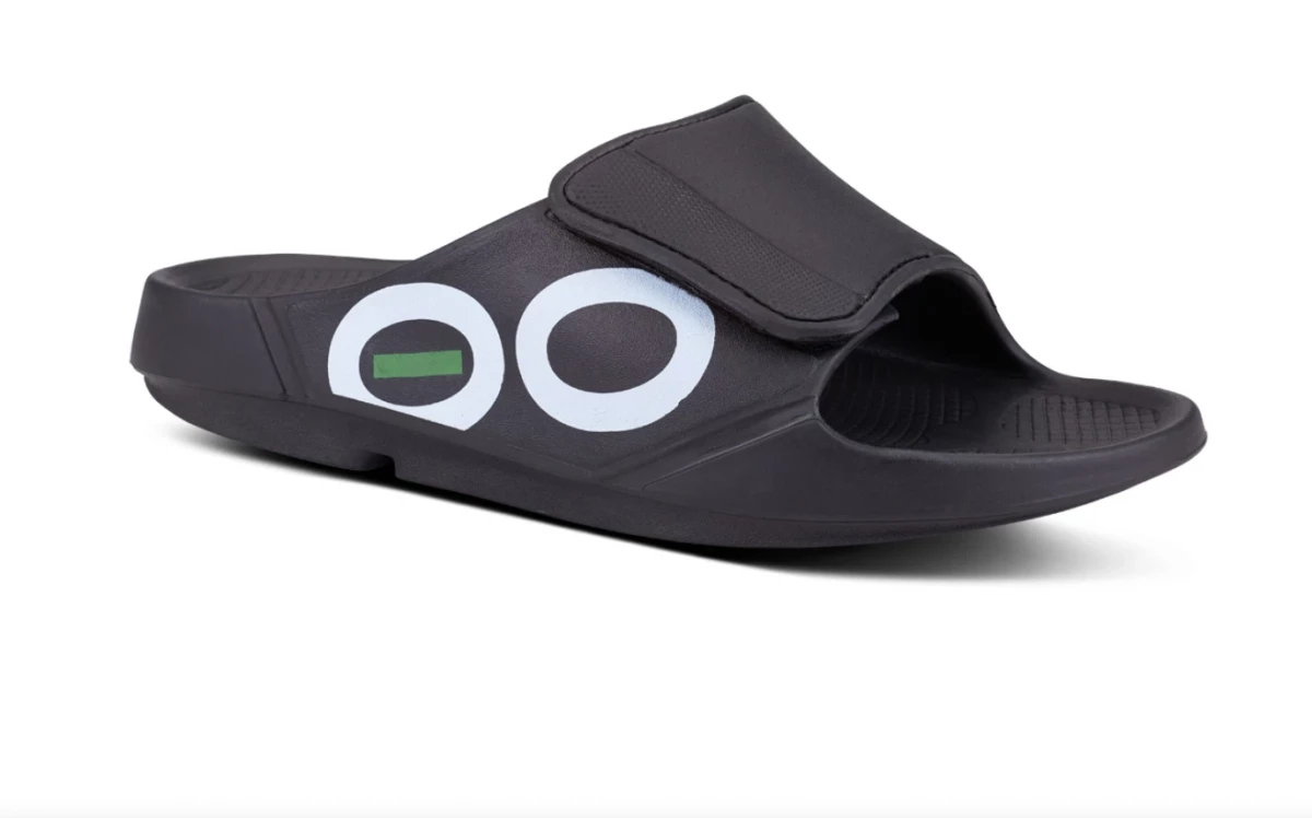 Men's Oofos OOahh Sport Flex - 1550-BLK - Image 4